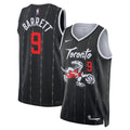 RJ Barrett Toronto Raptors Nike Unisex 2025/ 26 Swingman Jersey - Black - City Edition | NBA Fan Gear