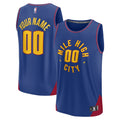 Denver Nuggets Fanatics Youth Fast Break Replica Custom Jersey - Statement Edition - Blue | NBA Fan Gear