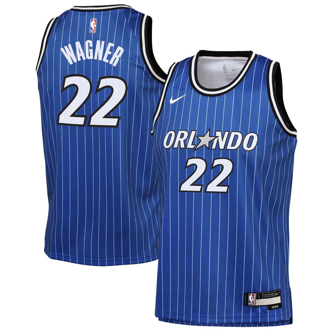 Franz Wagner Orlando Magic Nike Youth Icon Edition Swingman Jersey - Blue | NBA Fan Gear