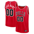 Chicago Bulls Fanatics Fast Break Custom Jersey - Icon Edition - Red | NBA Fan Gear