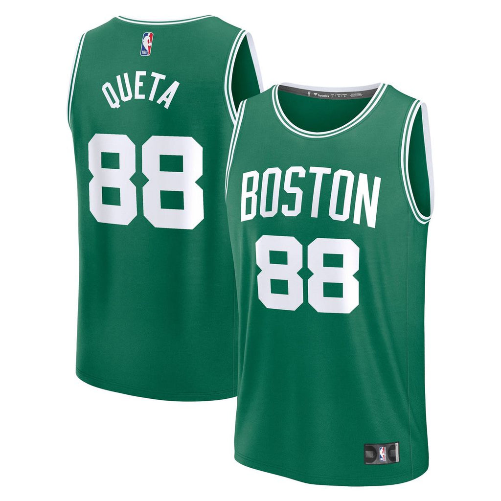 Neemias Queta Boston Celtics Fanatics Fast Break Replica Player Jersey - Icon Edition - Kelly Green | NBA Fan Gear