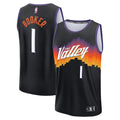 Devin Booker Phoenix Suns Fanatics Youth 2025/ 26 City Edition Fast Break Jersey - Black | NBA Fan Gear