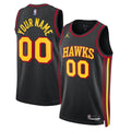 Atlanta Hawks Jordan Brand Unisex 2022/ 23 Swingman Custom Jersey - Statement Edition - Black | NBA Fan Gear