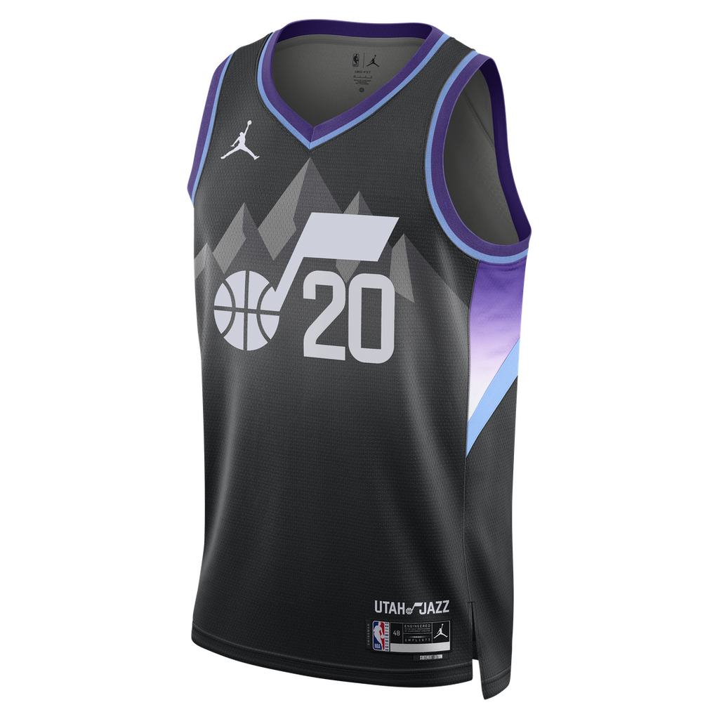 Jaren Jackson Jr. Utah Jazz Jordan Brand Unisex Swingman Jersey - Statement Edition - Black | NBA Fan Gear