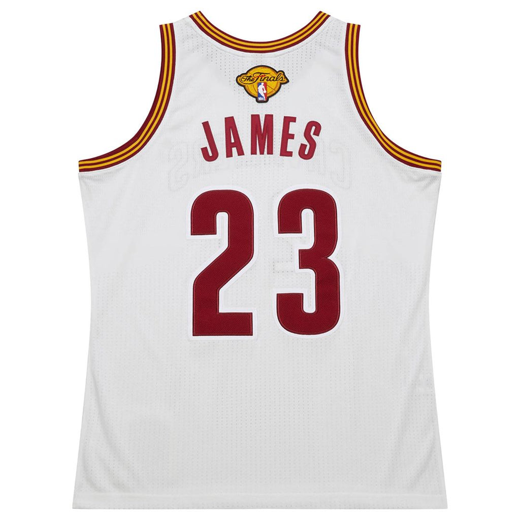 LeBron James Cleveland Cavaliers Mitchell & Ness 2015/ 16 Hardwood Classics Authentic Jersey - White | NBA Fan Gear