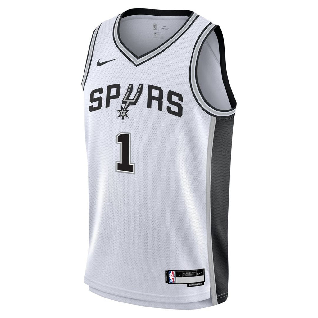 Victor Wembanyama San Antonio Spurs Nike Youth Swingman Jersey - Association Edition - White | NBA Fan Gear