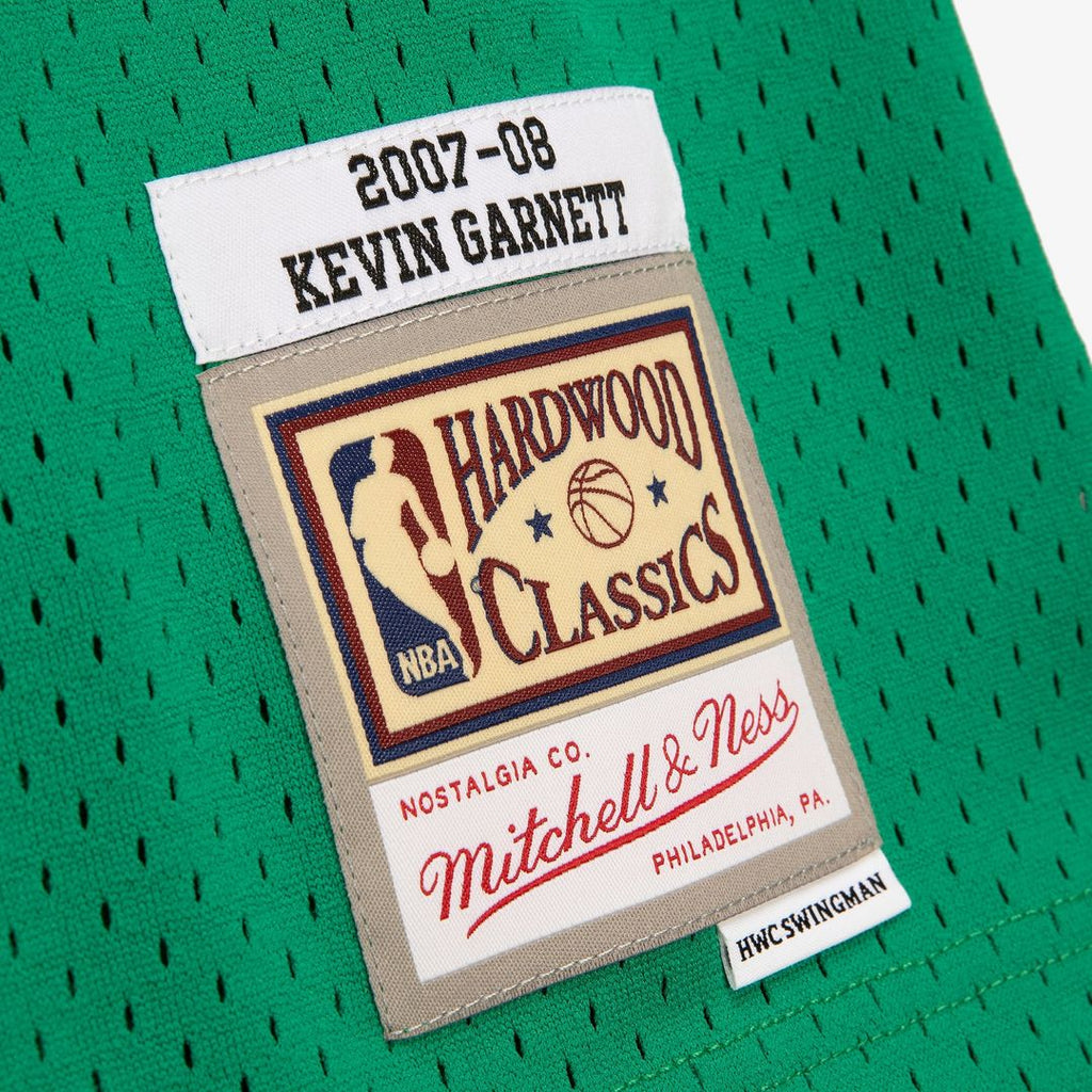 Kevin Garnett Boston Celtics Mitchell & Ness 2007-08 Hardwood Classics Swingman Jersey - Kelly Green | NBA Fan Gear