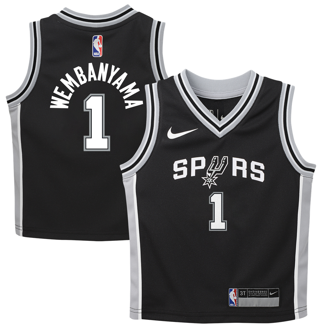 Victor Wembanyama San Antonio Spurs Nike Infant Swingman Jersey - Icon Edition - Black | NBA Fan Gear