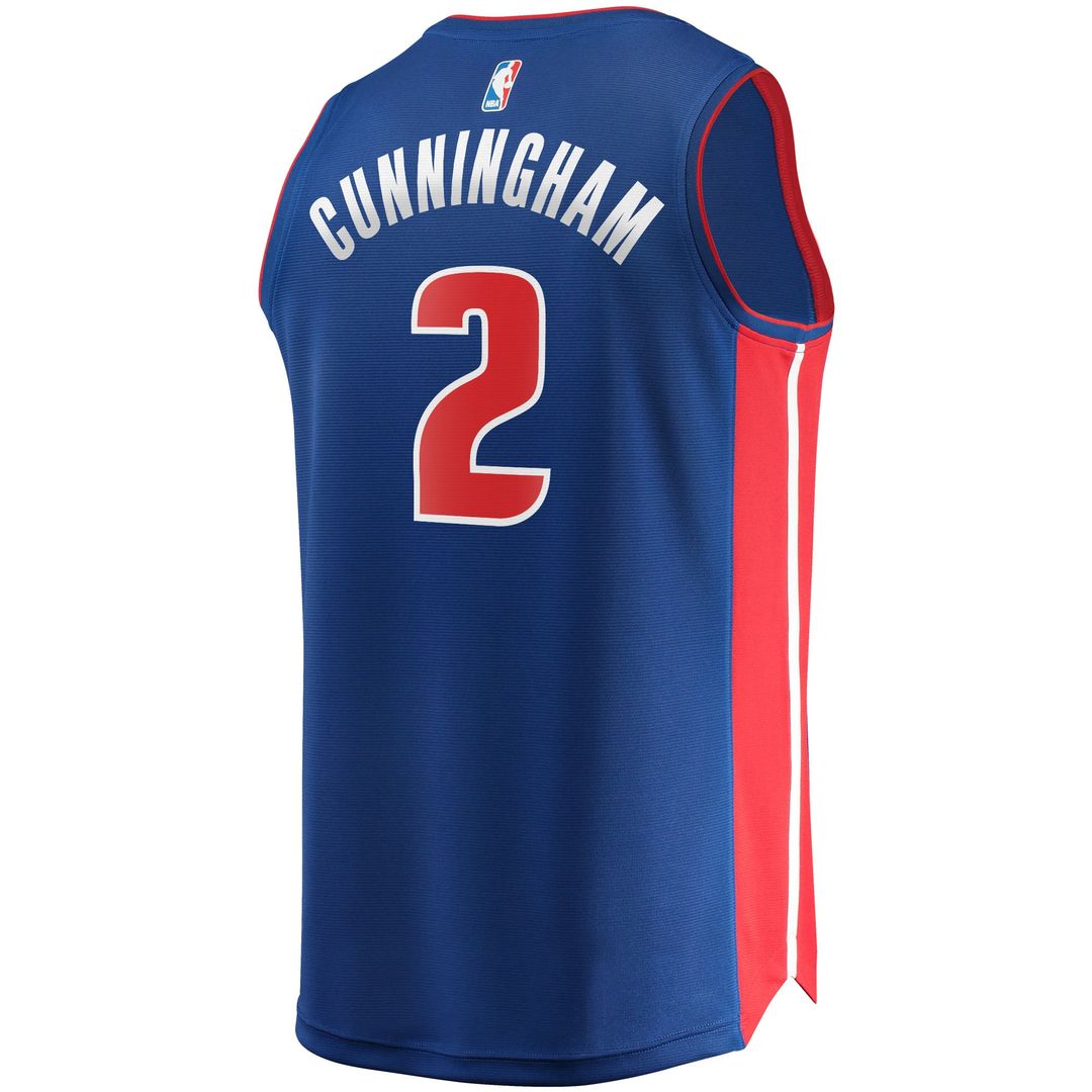 Cade Cunningham Detroit Pistons Fanatics Fast Break Replica Jersey - Icon Edition - Blue | NBA Fan Gear