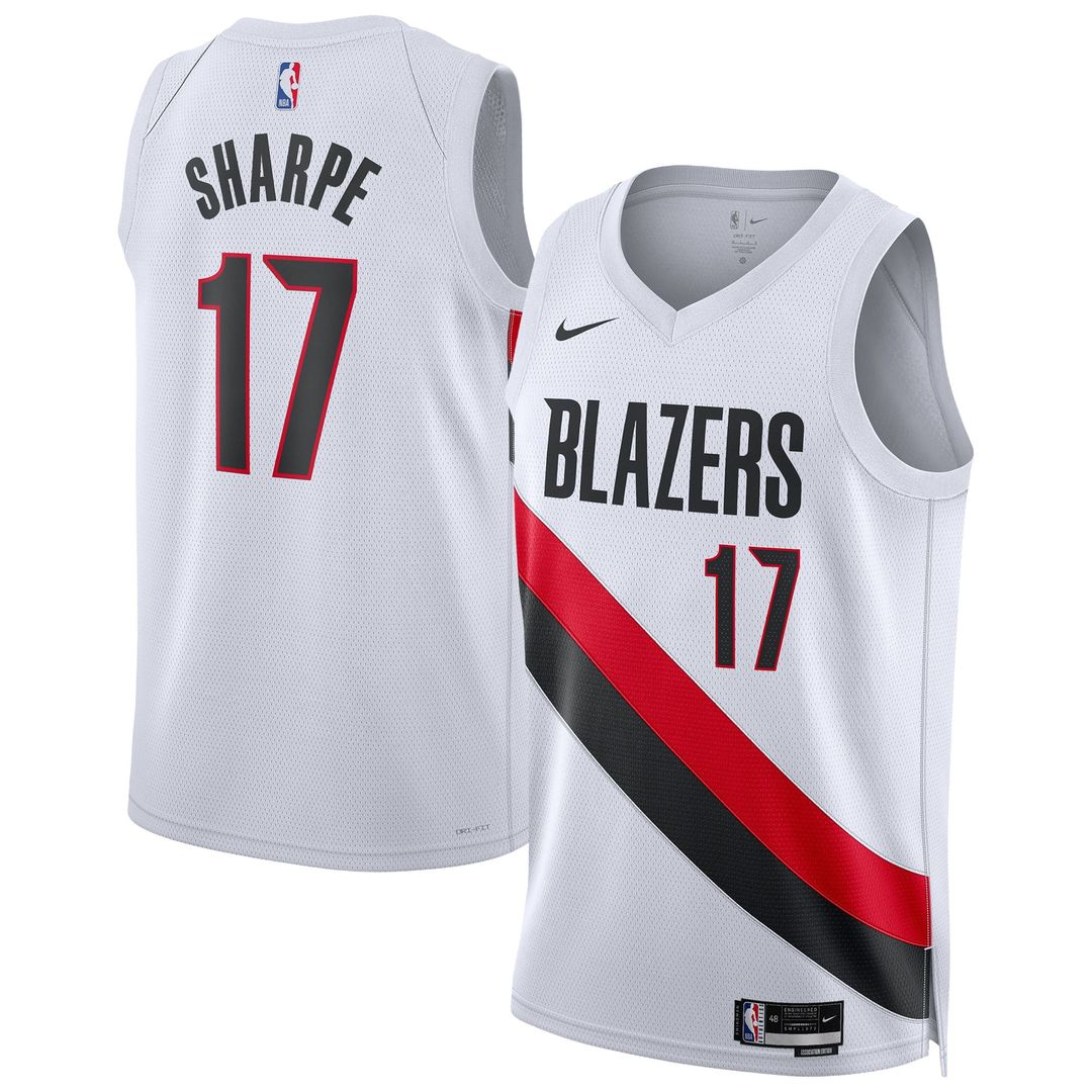 Shaedon Sharpe Portland Trail Blazers Nike Unisex Swingman Player Jersey - Association Edition - White | NBA Fan Gear