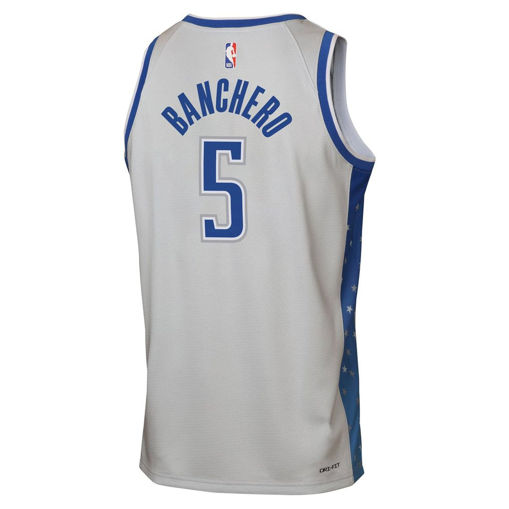 Paolo Banchero Orlando Magic Nike Youth 2025/ 26 City Edition Swingman Jersey - Silver | NBA Fan Gear