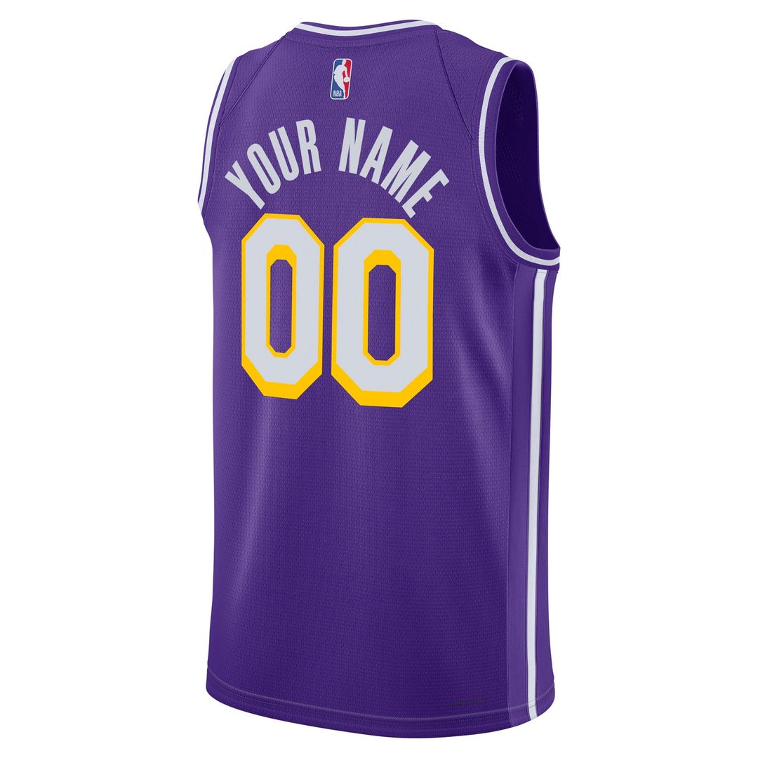 Los Angeles Lakers Jordan Brand Unisex Swingman Custom Jersey - Statement Edition - Purple | NBA Fan Gear