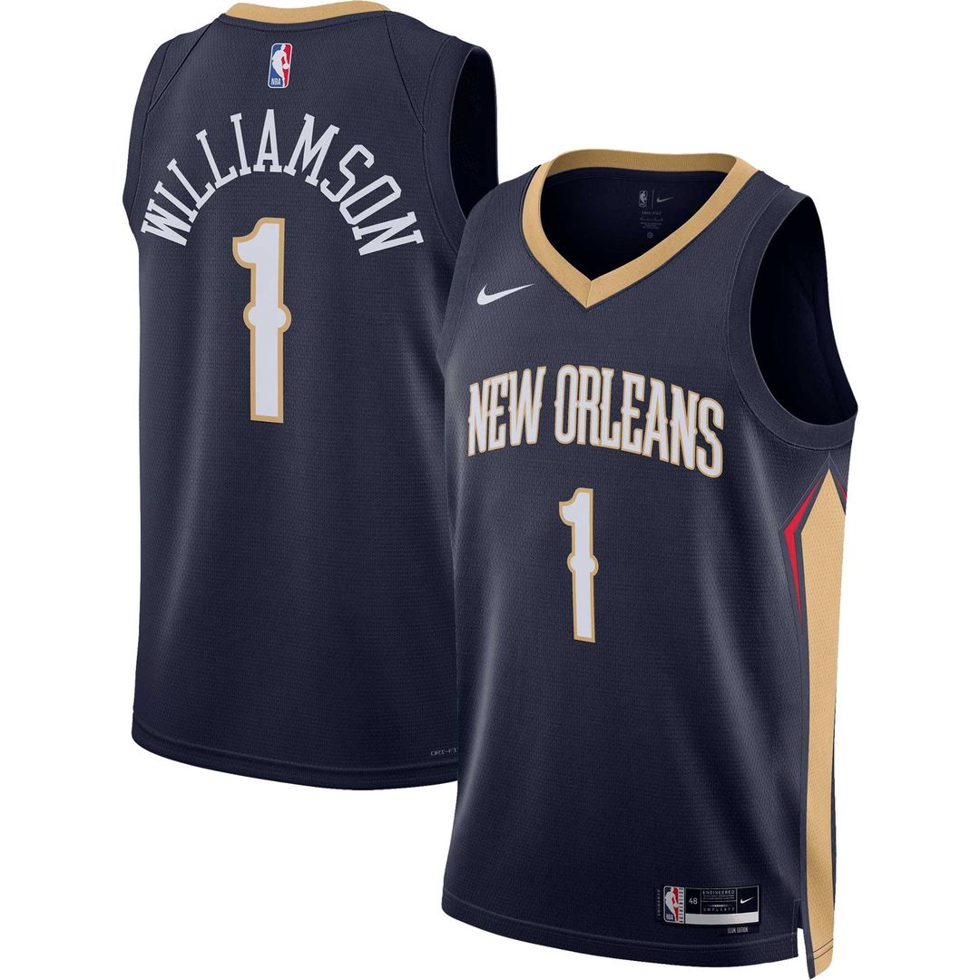 Zion Williamson New Orleans Pelicans Nike Unisex Swingman Jersey - Icon Edition - Navy | NBA Fan Gear