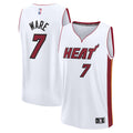 Kel'el Ware Miami Heat Fanatics Youth Fast Break Replica Player Jersey - Association - White Edition | NBA Fan Gear