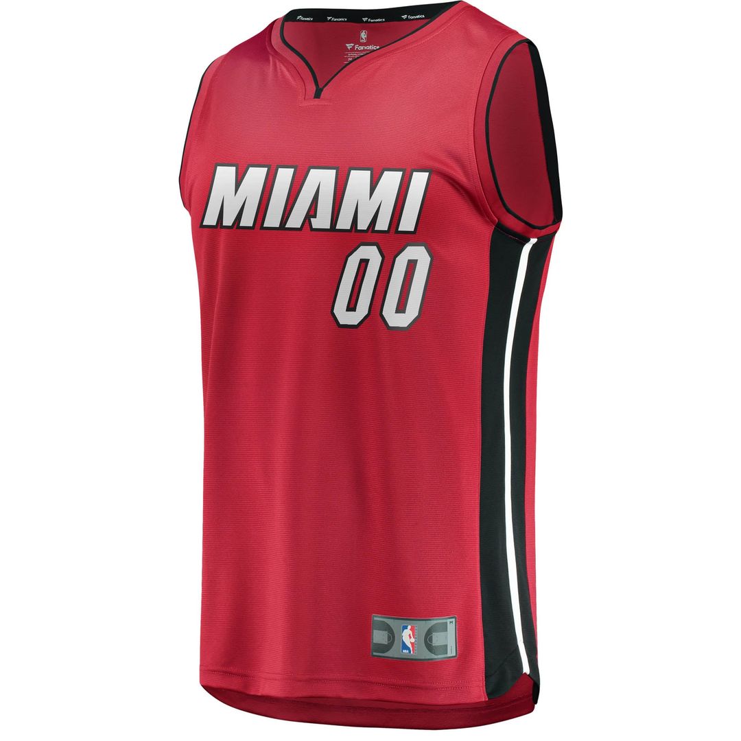 Miami Heat Fanatics Youth Fast Break Replica Custom Jersey Red - Statement Edition | NBA Fan Gear