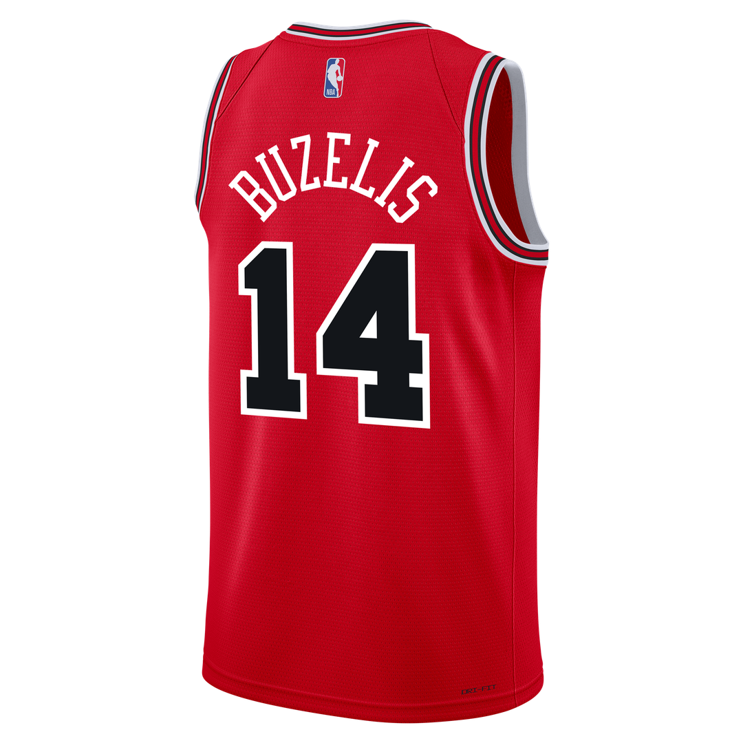 Matas Buzelis Chicago Bulls Nike Youth Swingman Jersey - Icon Edition - Red | NBA Fan Gear