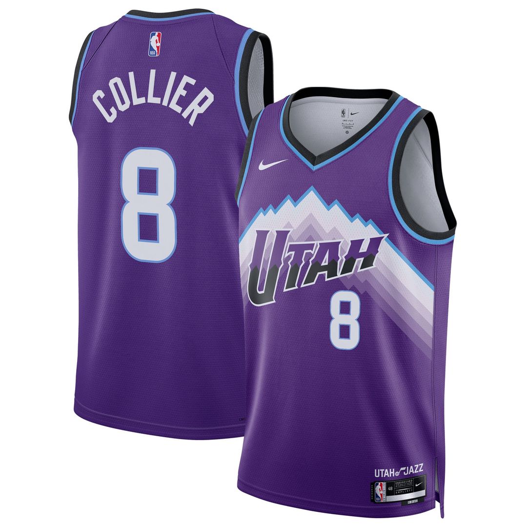 Isaiah Collier Utah Jazz Nike Unisex Swingman Jersey - Icon Edition - Purple | NBA Fan Gear