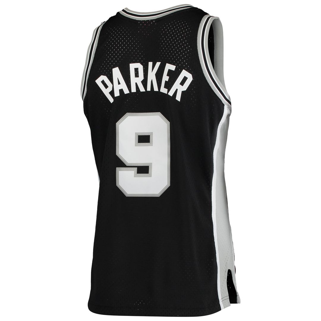 Tony Parker San Antonio Spurs Mitchell & Ness Hardwood Classics Swingman Jersey - Black | NBA Fan Gear