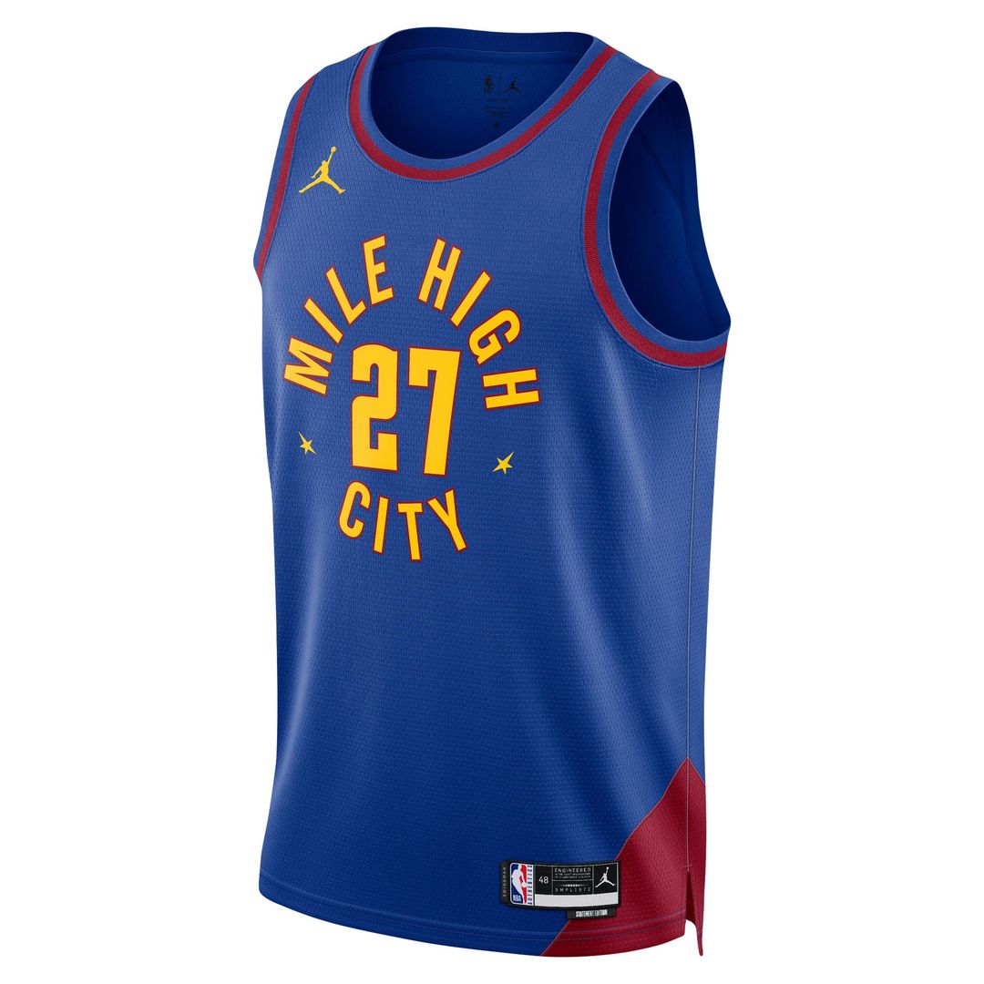 Jamal Murray Denver Nuggets Jordan Brand Unisex Swingman Jersey - Statement Edition - Blue | NBA Fan Gear