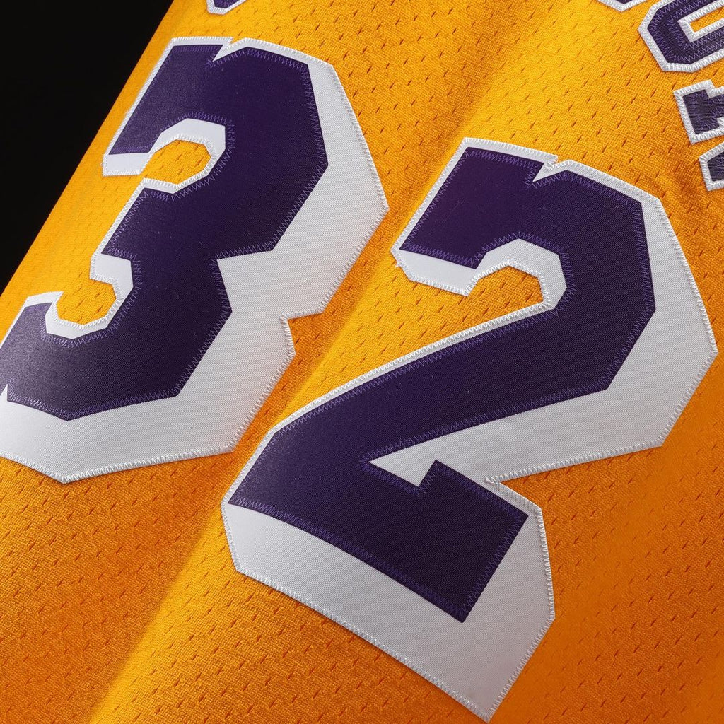 Magic Johnson Los Angeles Lakers Mitchell & Ness 1984/ 85 Hardwood Classics Swingman Jersey - Purple | NBA Fan Gear