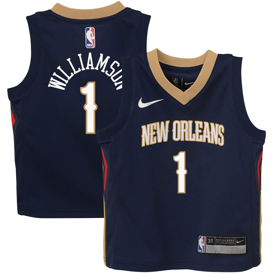 Zion Williamson New Orleans Pelicans Nike Toddler Swingman Player Jersey - Icon Edition - Navy | NBA Fan Gear