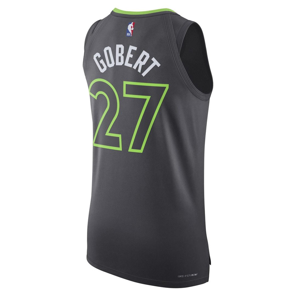 Rudy Gobert Minnesota Timberwolves Jordan Brand Authentic Jersey - Statement Edition - Anthracite | NBA Fan Gear
