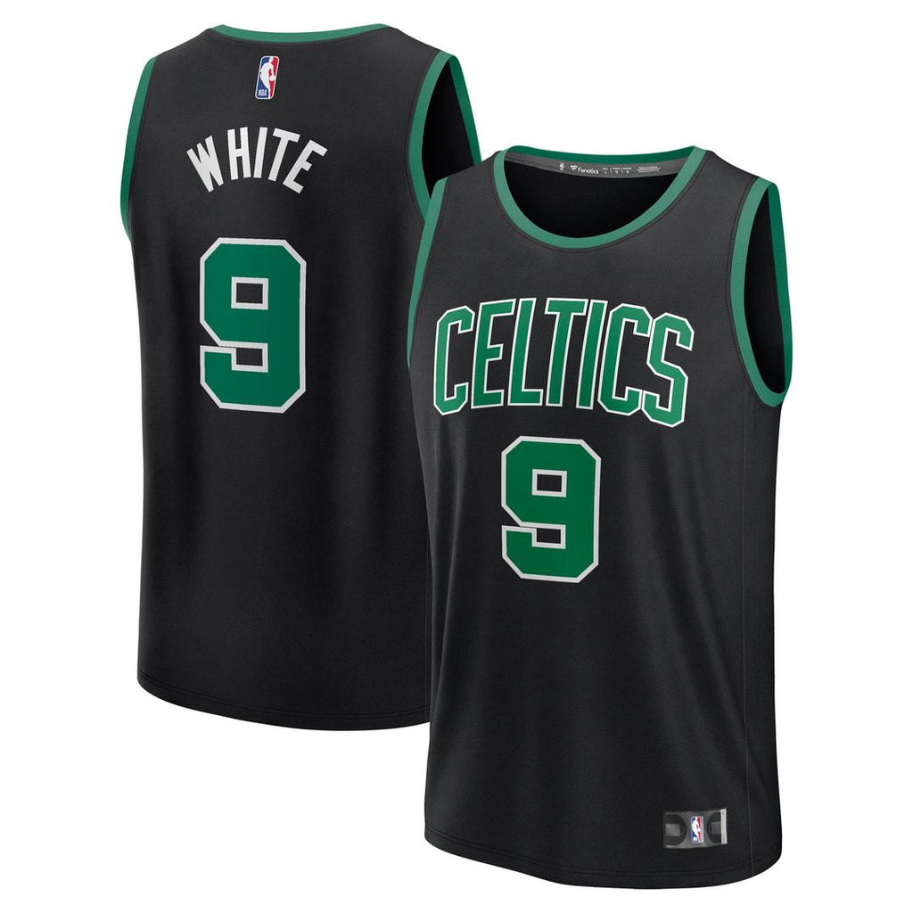 Derrick White Boston Celtics Fanatics Fast Break Replica Player Jersey - Statement Edition - Black | NBA Fan Gear