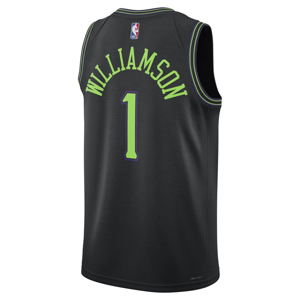 Zion Williamson New Orleans Pelicans Nike Unisex 2025/ 26 Swingman Jersey - Black - City Edition | NBA Fan Gear