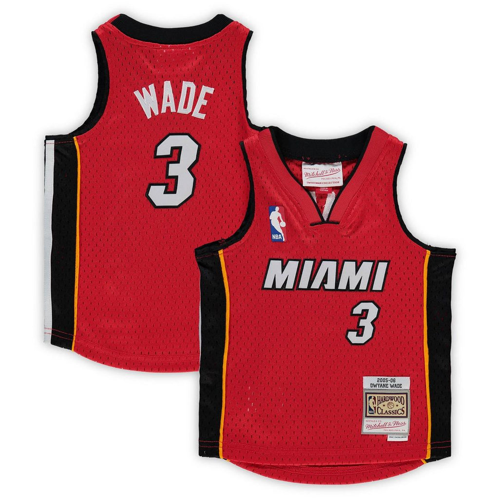 Dwyane Wade Miami Heat Mitchell & Ness Infant 2005/ 06 Hardwood Classics Player Jersey - Red | NBA Fan Gear