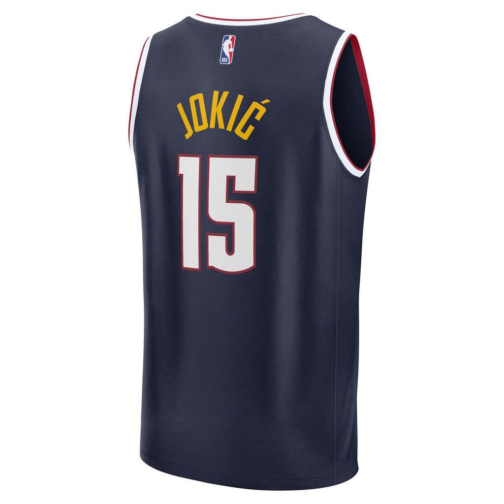 Nikola Jokic Denver Nuggets Fanatics Youth Fast Break Replica Player Jersey - Icon Edition - Navy | NBA Fan Gear