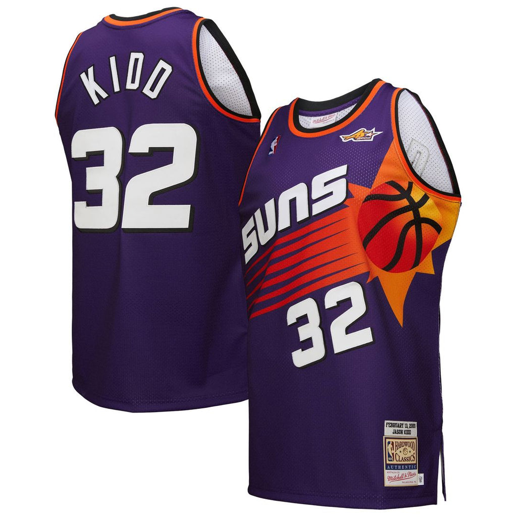 Jason Kidd Phoenix Suns Mitchell & Ness 2000 NBA All-Star Game Authentic Jersey - Purple | Fan Gear