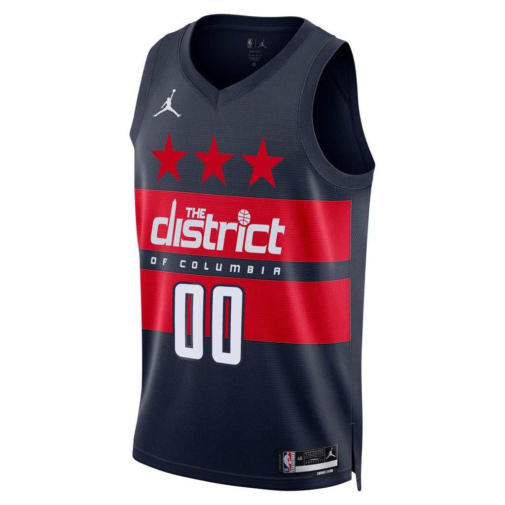 Washington Wizards Jordan Brand Unisex 2024/ 25 Custom Swingman Jersey - Statement Edition - Navy | NBA Fan Gear