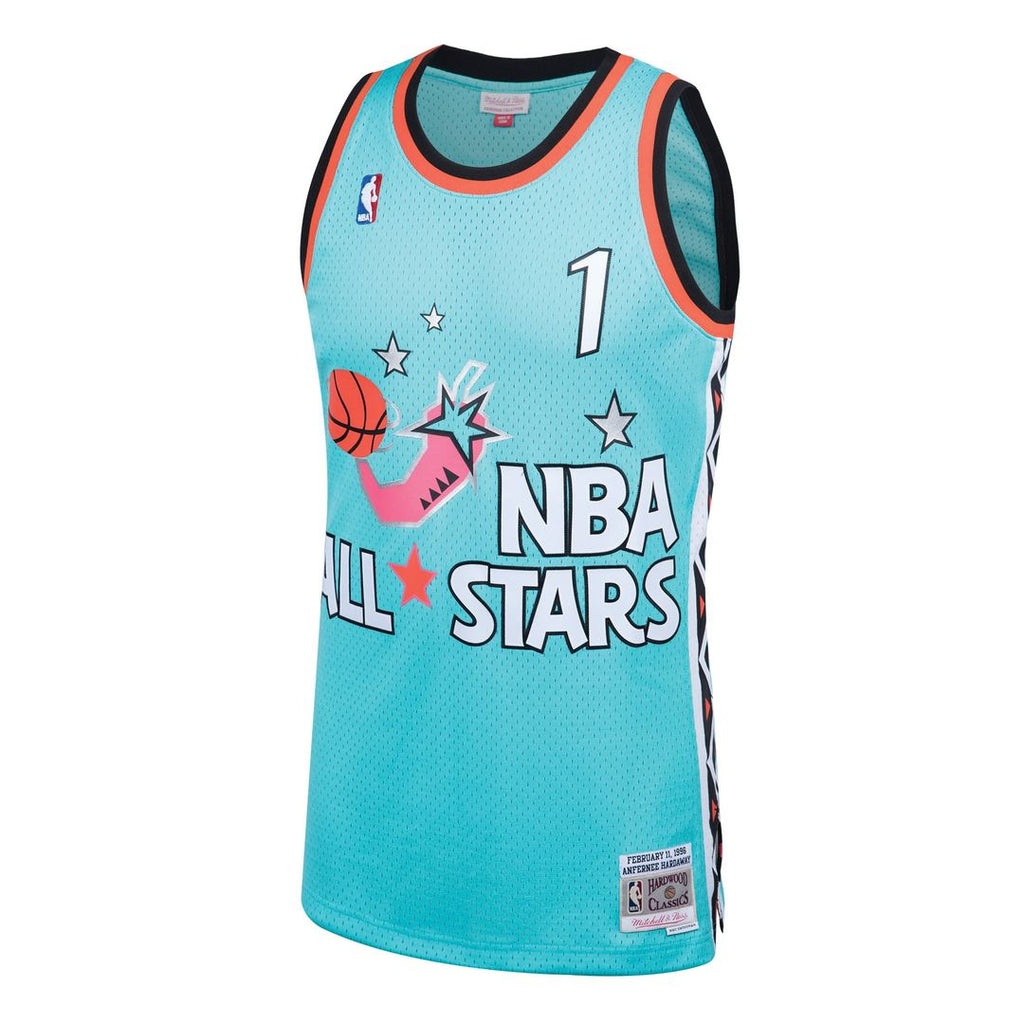 Penny Hardaway 1996 NBA All-Star Game Mitchell & Ness Hardwood Classics Swingman Jersey - Teal | Fan Gear