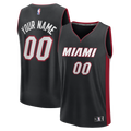 Miami Heat Fanatics Fast Break Custom Jersey - Icon Edition - Black | NBA Fan Gear