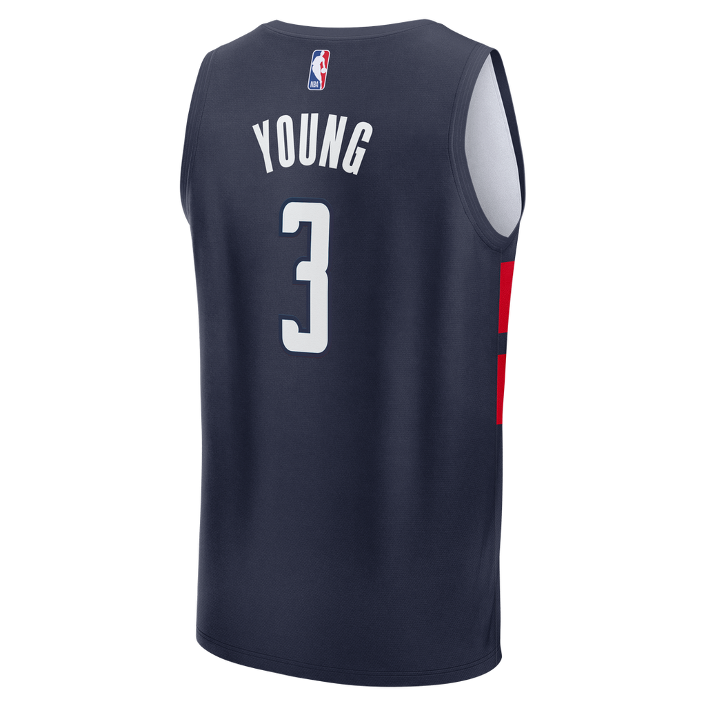 Trae Young Washington Wizards Fanatics Fast Break - Statement Edition - Navy | NBA Fan Gear