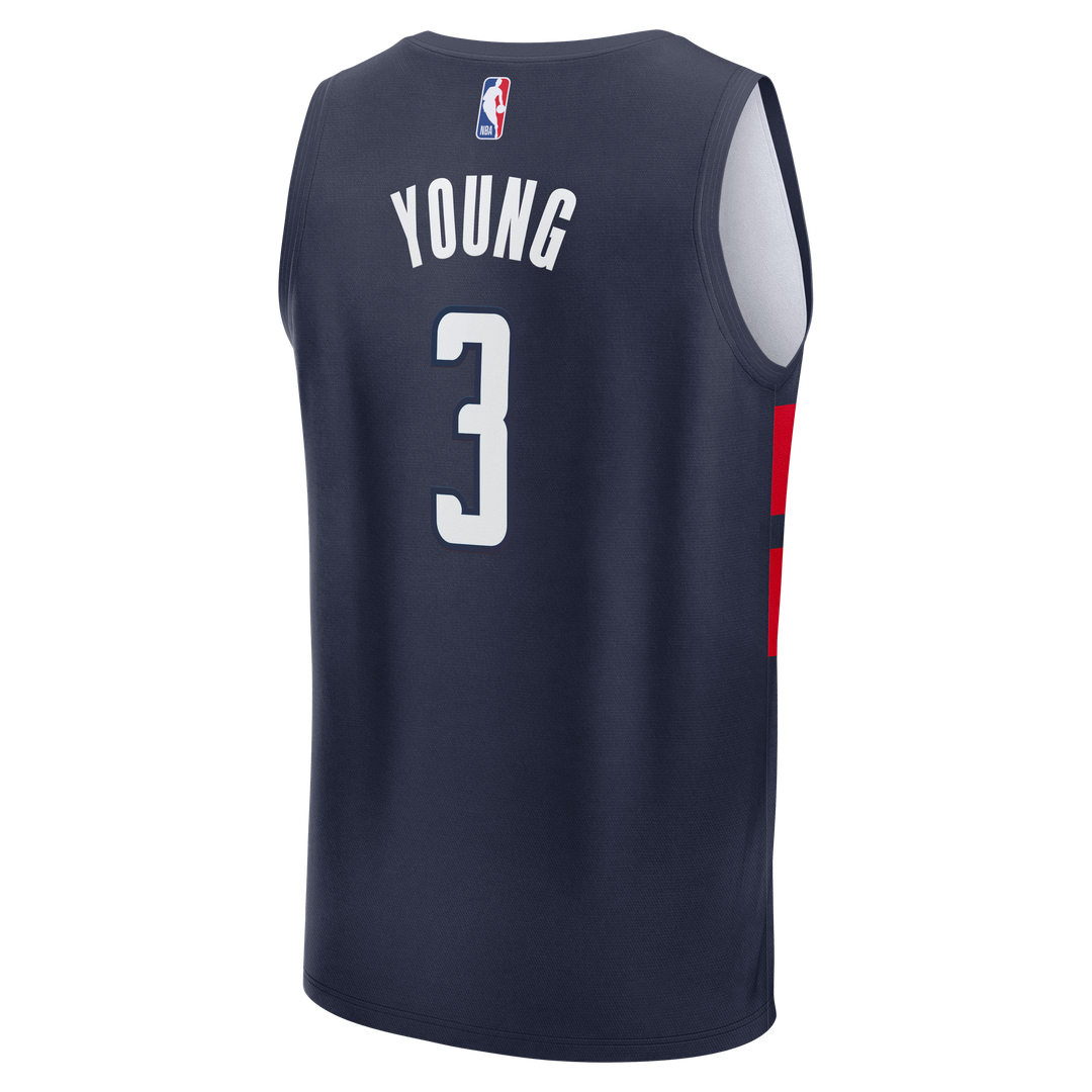 Trae Young Washington Wizards Fanatics Fast Break - Statement Edition - Navy | NBA Fan Gear