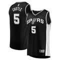 Stephon Castle San Antonio Spurs Fanatics 2024 NBA Draft Fast Break Player Jersey - Icon Edition - Black | Fan Gear