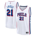 Joel Embiid Philadelphia 76ers Fanatics Fast Break Replica Jersey - Association Edition - White | NBA Fan Gear