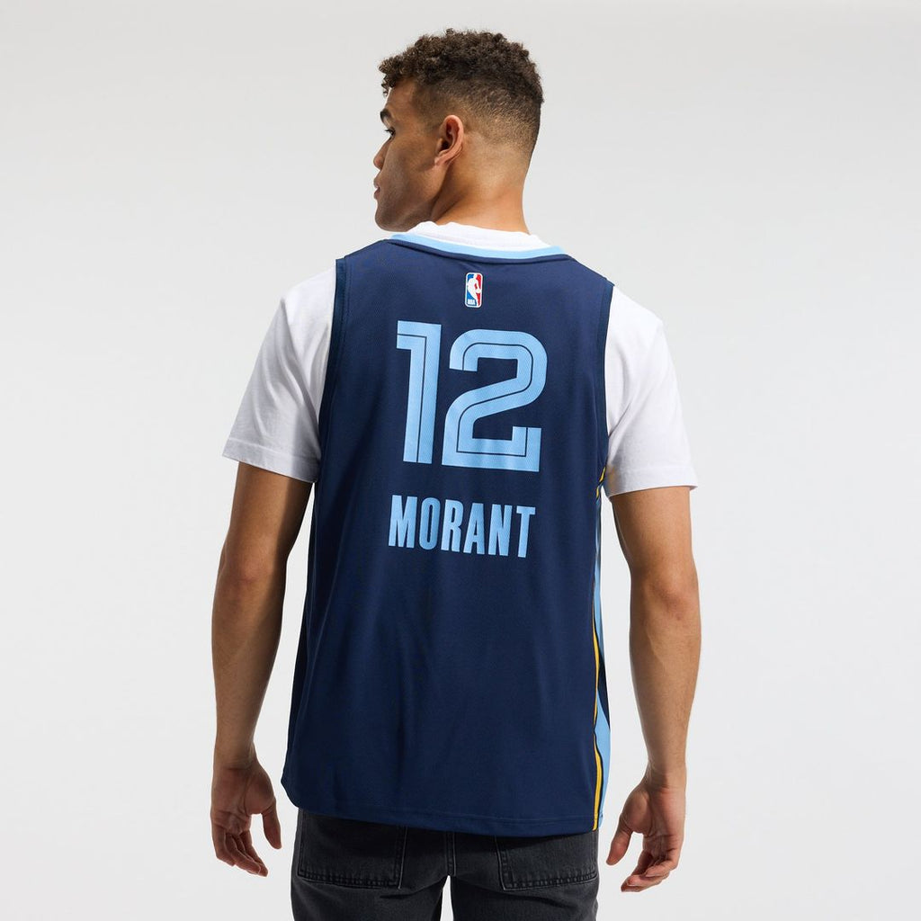 Ja Morant Memphis Grizzlies Fanatics Fast Break Replica Player Jersey - Icon Edition - Navy | NBA Fan Gear