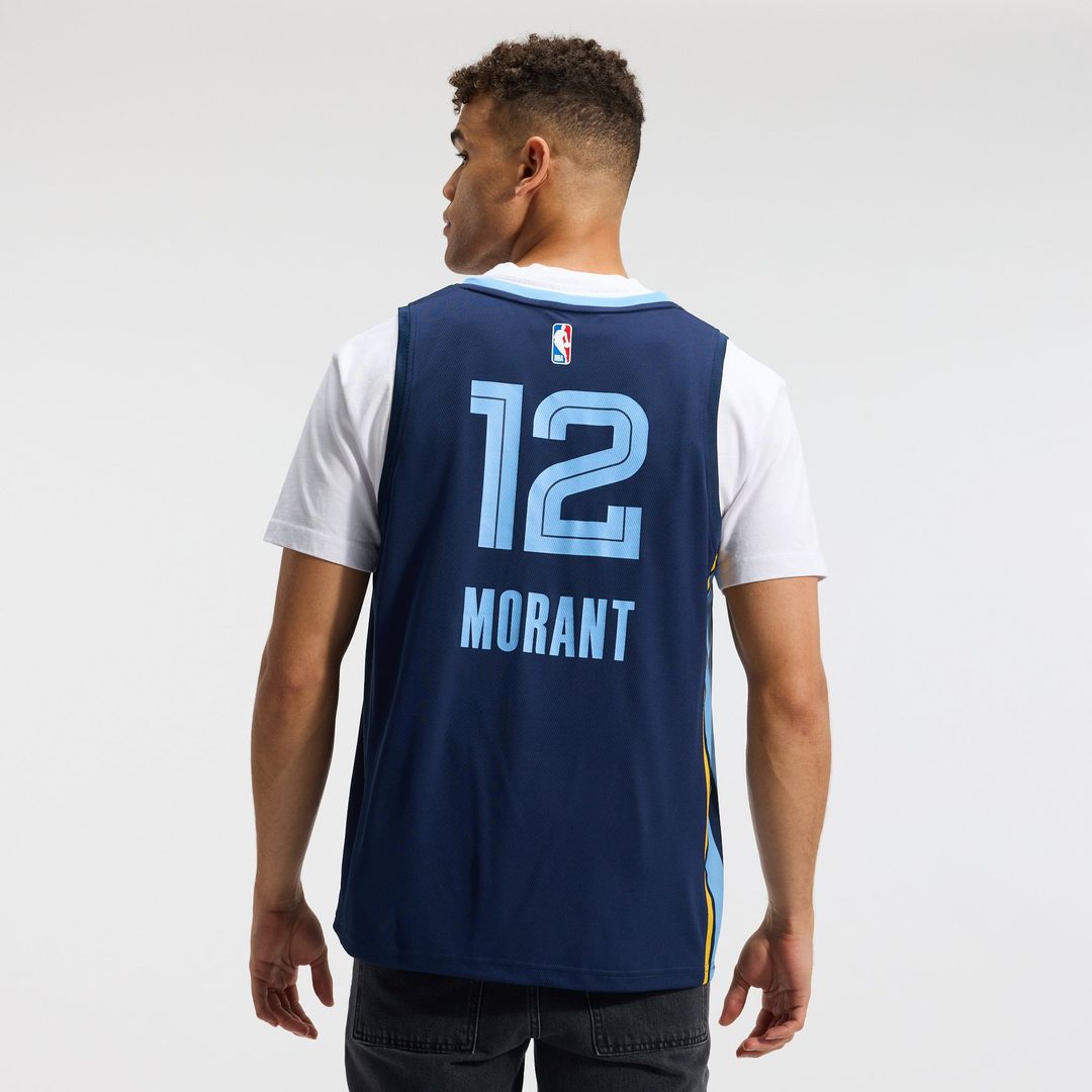 Ja Morant Memphis Grizzlies Fanatics Fast Break Replica Player Jersey - Icon Edition - Navy | NBA Fan Gear