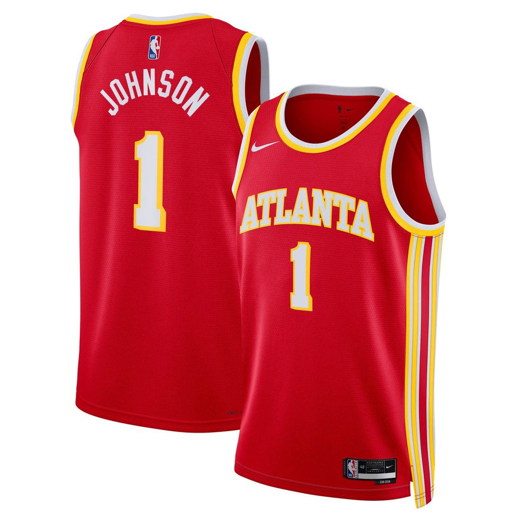 Jalen Johnson Atlanta Hawks Nike Unisex Swingman Jersey - Icon Edition - Red | NBA Fan Gear