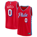 Tyrese Maxey Philadelphia 76ers Fanatics Fast Break Replica Player Jersey - Statement Edition - Red | NBA Fan Gear