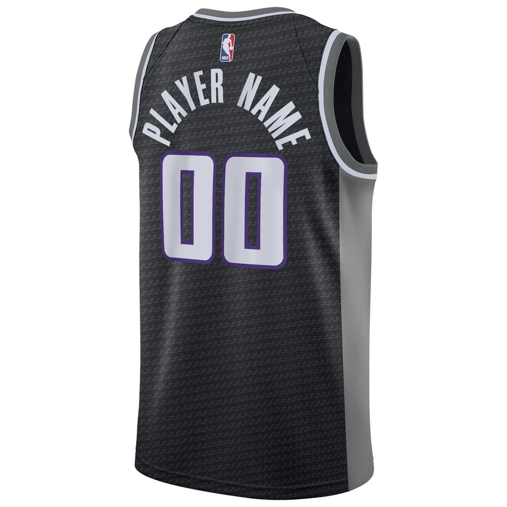 Sacramento Kings Nike Swingman Custom Jersey Black - Statement Edition | NBA Fan Gear