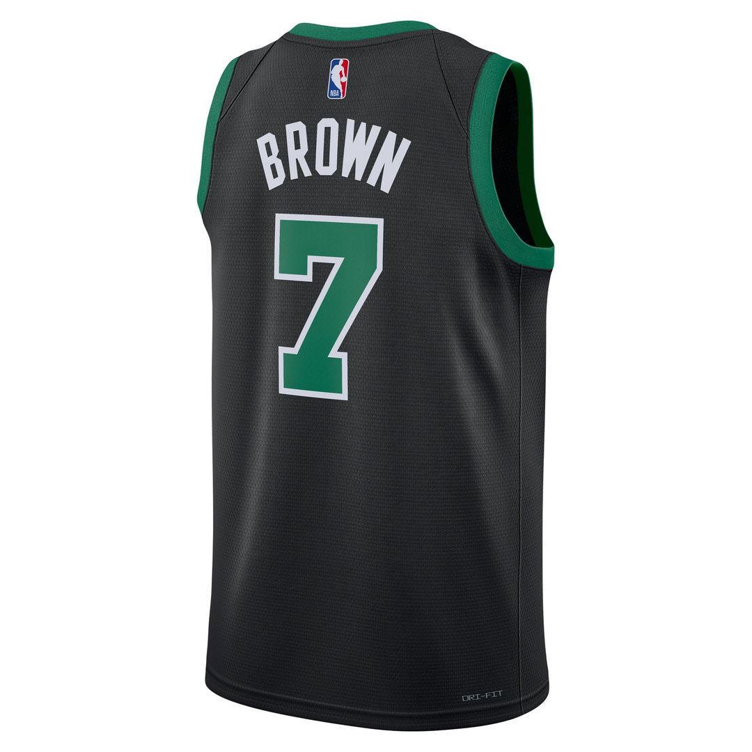 Jaylen Brown Boston Celtics Jordan Brand Unisex Swingman Jersey - Statement Edition - Black | NBA Fan Gear