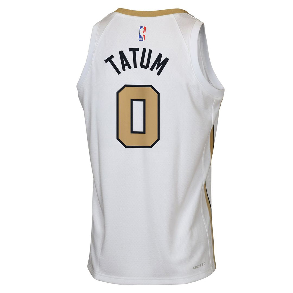 Jayson Tatum Boston Celtics Nike Youth 2025/ 26 City Edition Swingman Jersey - White | NBA Fan Gear