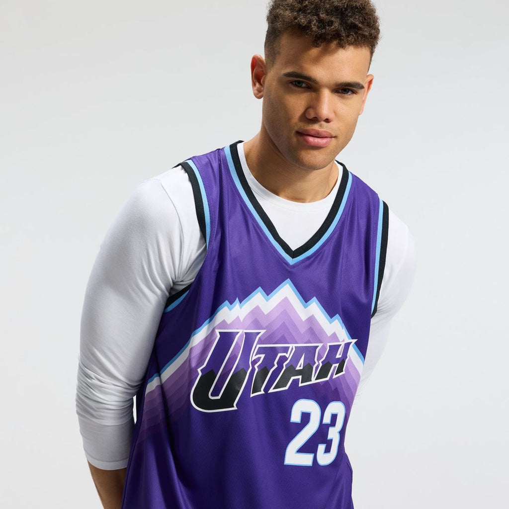 Lauri Markkanen Utah Jazz Fanatics Fast Break Replica Jersey - Icon Edition - Purple | NBA Fan Gear
