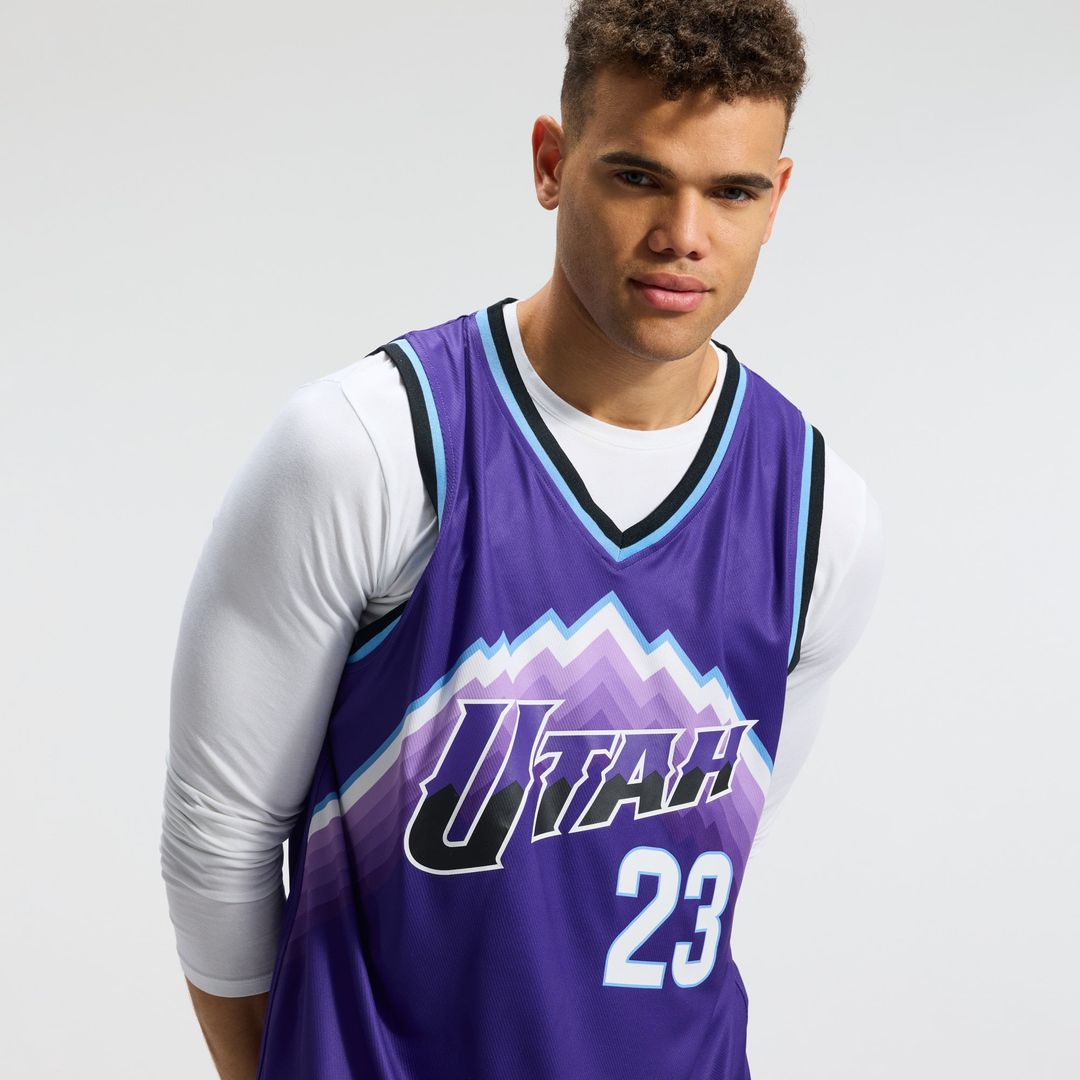 Lauri Markkanen Utah Jazz Fanatics Fast Break Replica Jersey - Icon Edition - Purple | NBA Fan Gear