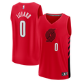 Damian Lillard Portland Trail Blazers Fanatics Fast Break Replica Jersey - Red - Statement Edition | NBA Fan Gear