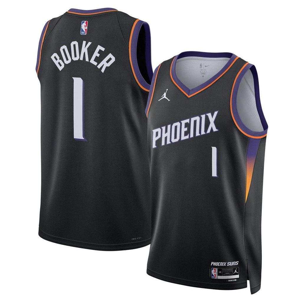 Devin Booker Phoenix Suns Jordan Brand Unisex Swingman Jersey - Statement Edition - Black | NBA Fan Gear