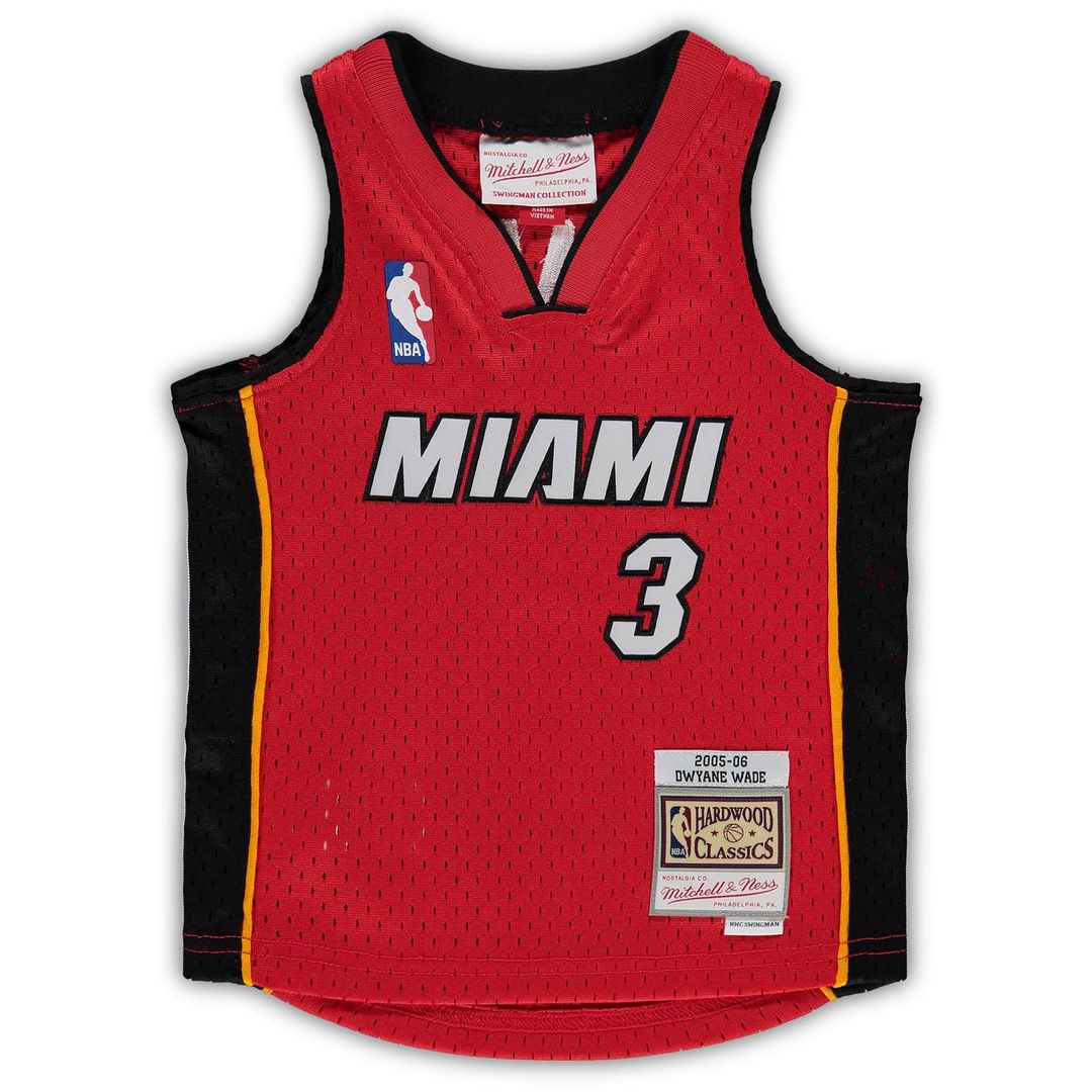 Dwyane Wade Miami Heat Mitchell & Ness Infant 2005/ 06 Hardwood Classics Player Jersey - Red | NBA Fan Gear